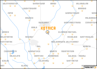 map of Kotnica