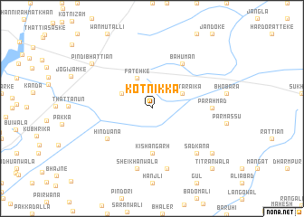 map of Kot Nikka