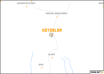 map of Koto Alam