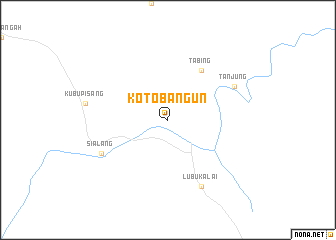 map of Koto Bangun
