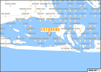map of Kotobebe