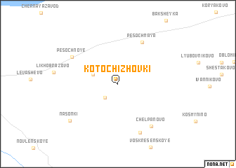 map of Kotochizhovki