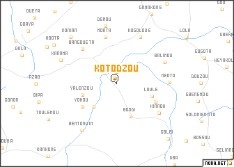 map of Kotodzou