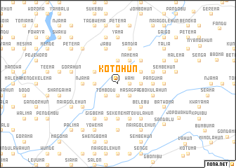 map of Kotohun