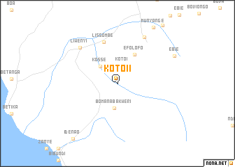 map of Koto II