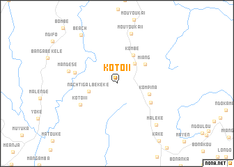 map of Koto II