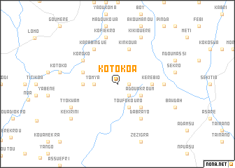 map of Kotokoa