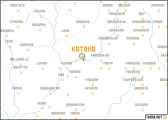 map of Kotoko