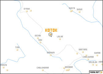 map of Kotok