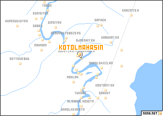 map of Kot ol Maḩāsīn