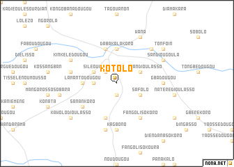 map of Kotolo