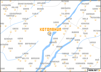 map of Kotomahun