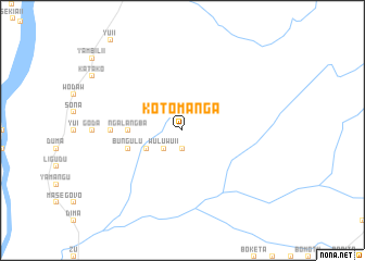 map of Kotomanga