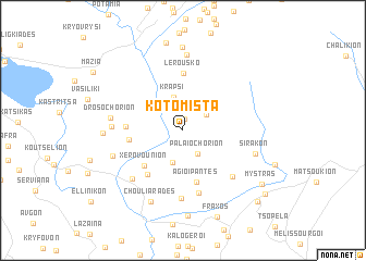 map of Kotomísta