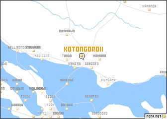 map of Kotongoro II