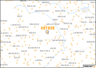 map of Kotore