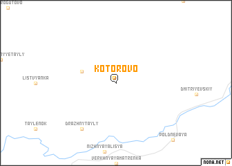 map of Kotorovo