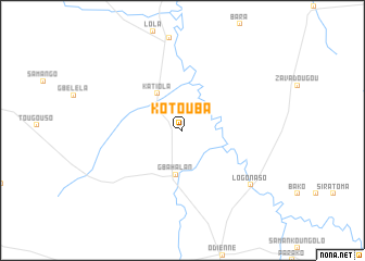 map of Kotouba