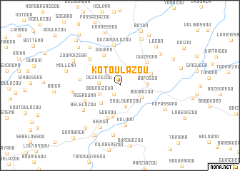 map of Kotoulazou