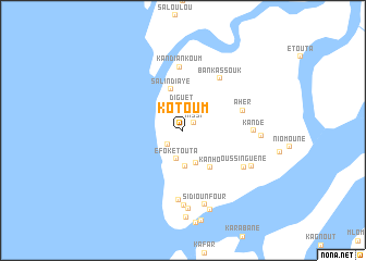 map of Kotoum