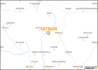 map of Kotoura