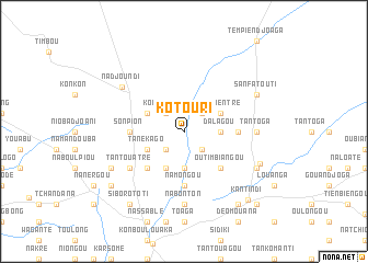 map of Kotouri