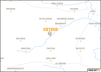 map of Kotovo