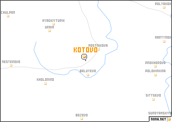 map of Kotovo