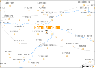 map of Kotovshchina