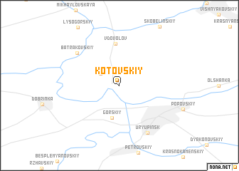 map of Kotovskiy