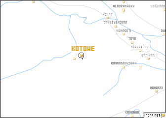 map of Kotowé