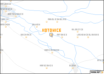 map of Kotowice