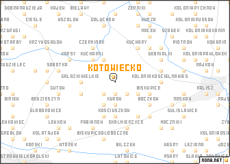 map of Kotowiecko