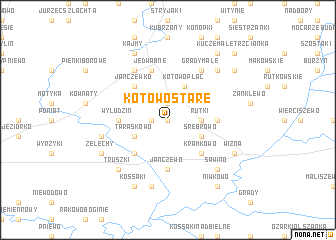 map of Kotowo Stare