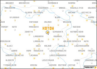 map of Kotów