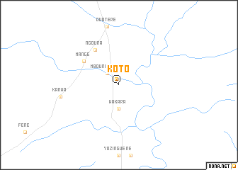 map of Koto