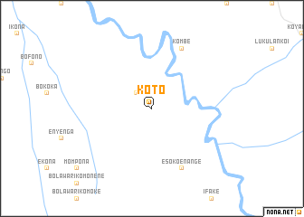 map of Koto