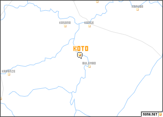 map of Koto