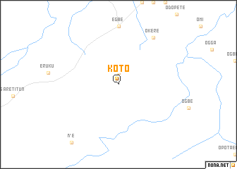 map of Koto