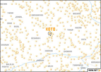 map of Koto