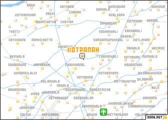 map of Kot Panāh
