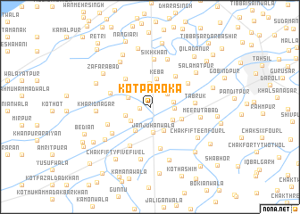 map of Kot Paroka