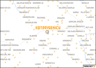 map of Kot pri Semiču