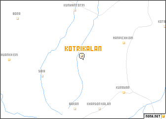 map of Kotri Kalān