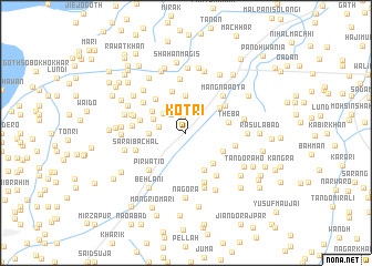 map of Kotri