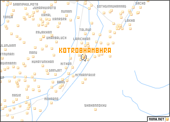 map of Kotro Bhambhra