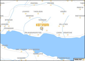 map of Kotróni