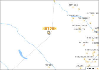 map of Kot Rum