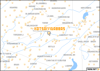 map of Kot Saiyid Abbās