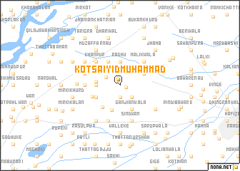 map of Kot Saiyid Muhammad